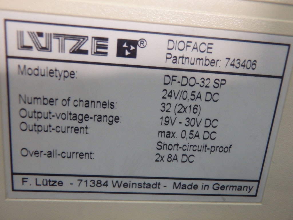 LUTZE DF-DO-32SP