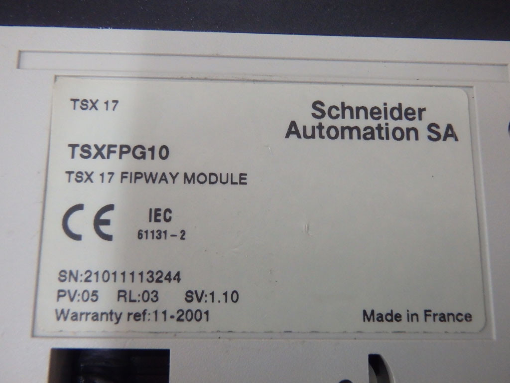 TÉLÉMÉCANIQUE  TSXFPG10