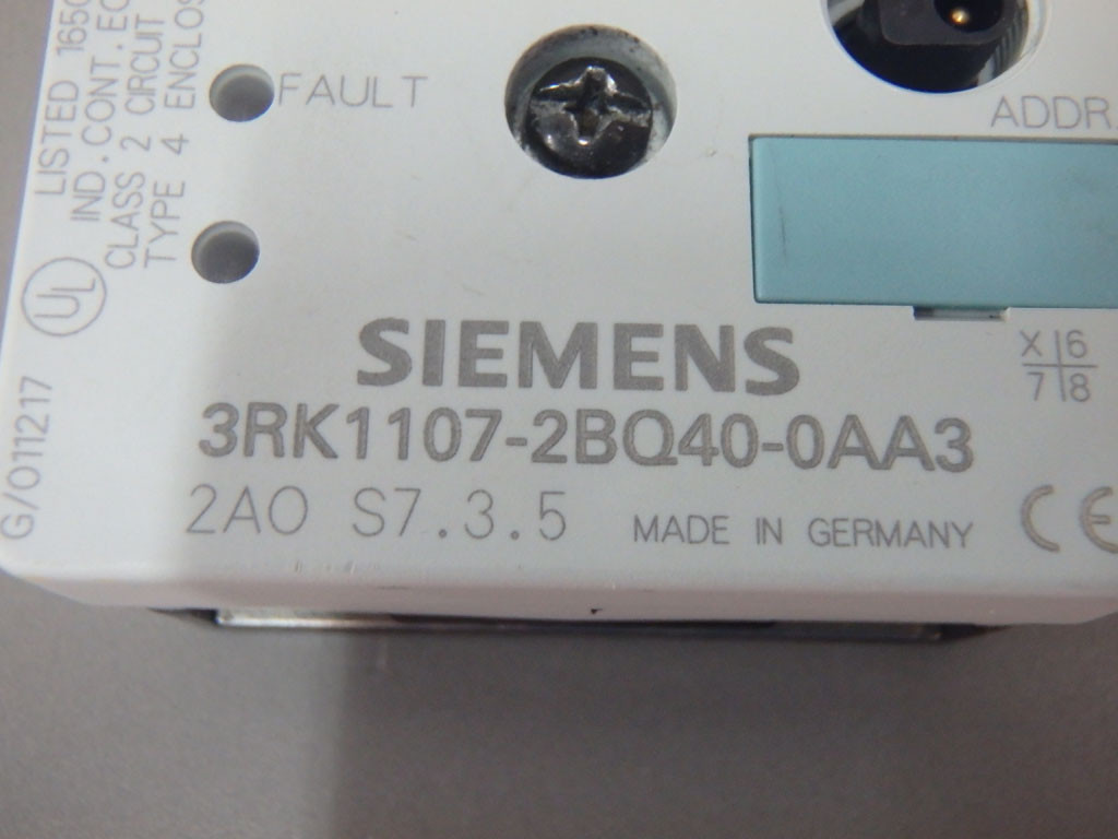 SIEMENS 3RK1107-2BQ40-0AA3