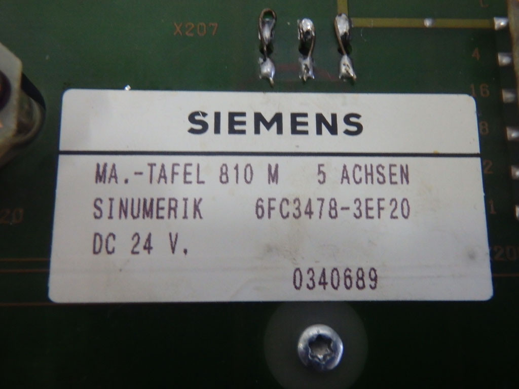 SIEMENS 6FC3478-3EF20