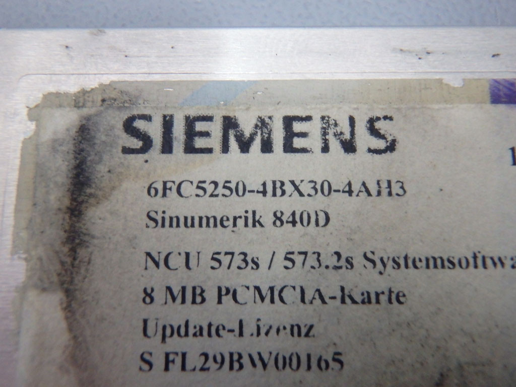 SIEMENS 6FC5250-4BX30-4AH3