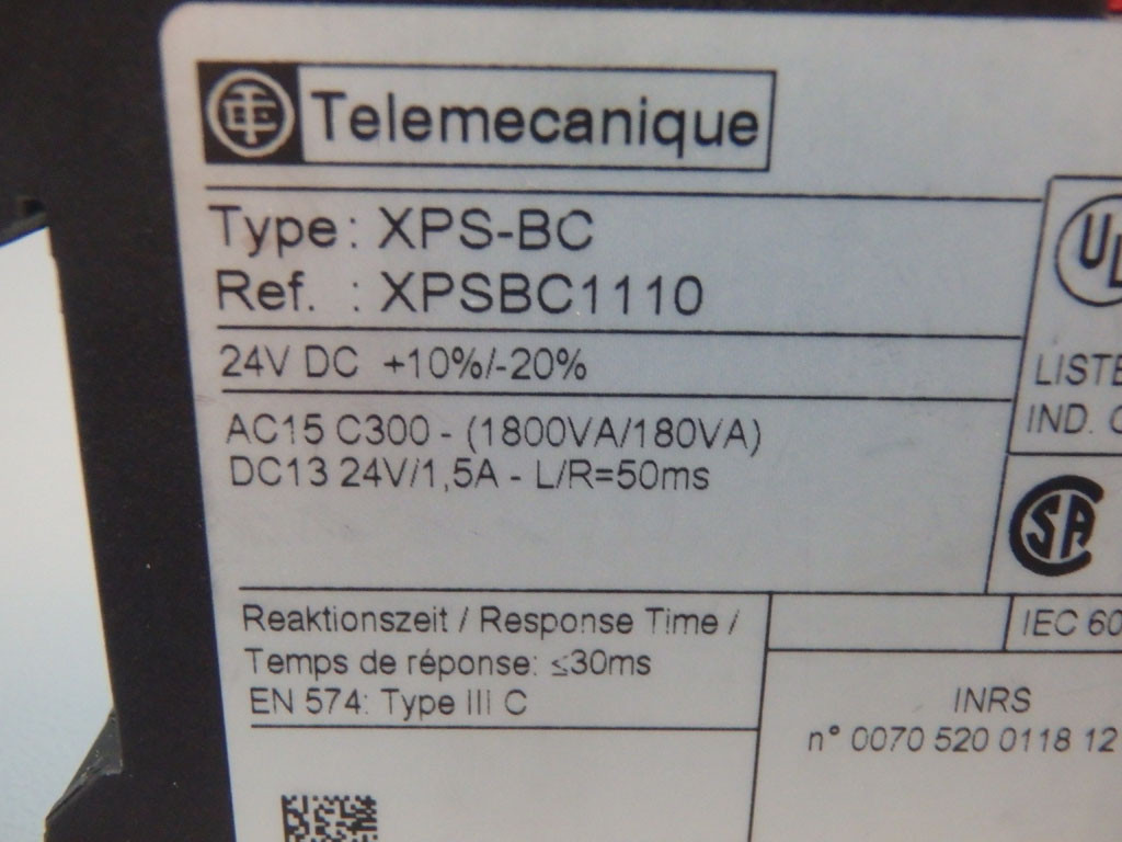 TÉLÉMÉCANIQUE  XPS-BC1110