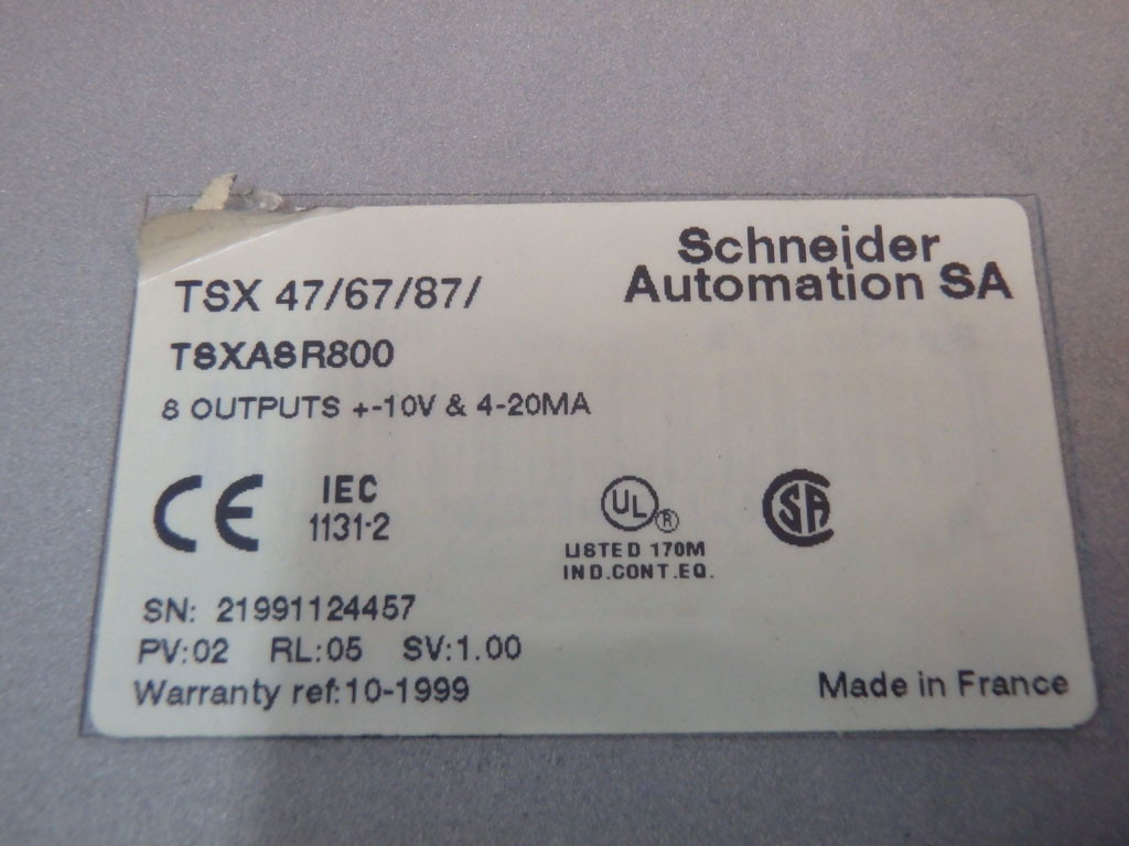 TÉLÉMÉCANIQUE  TSXASR800