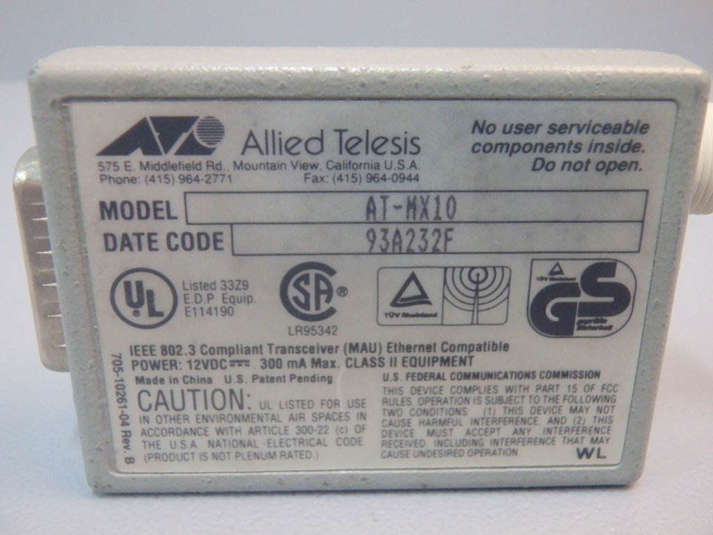 ALLIED TELESIS AT-MX10