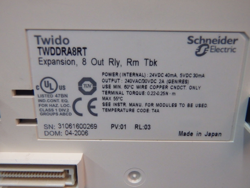 TÉLÉMÉCANIQUE  TWDDRA8RT