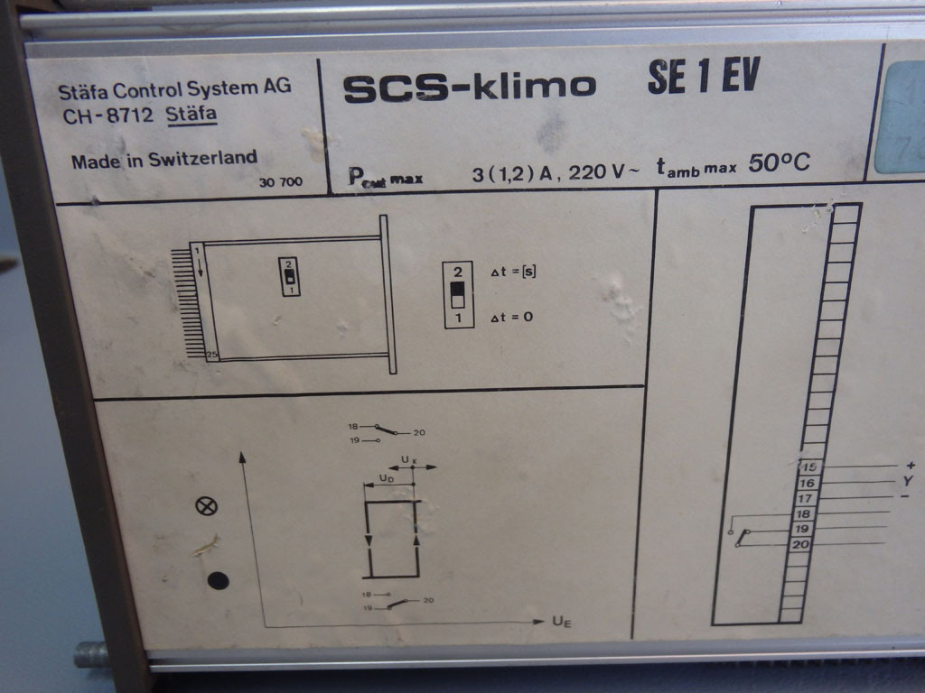 STAEFA CONTROL SYSTEM SE1EV