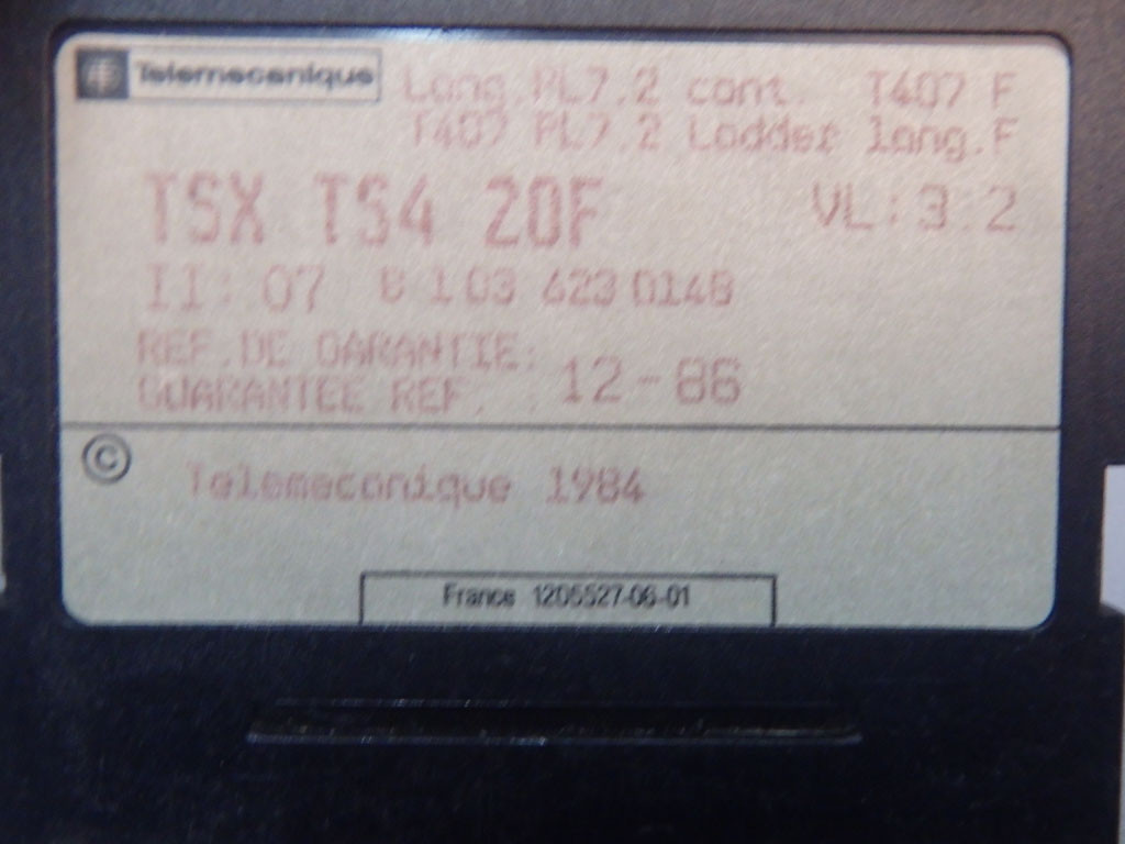 TÉLÉMÉCANIQUE  TSXTS420F