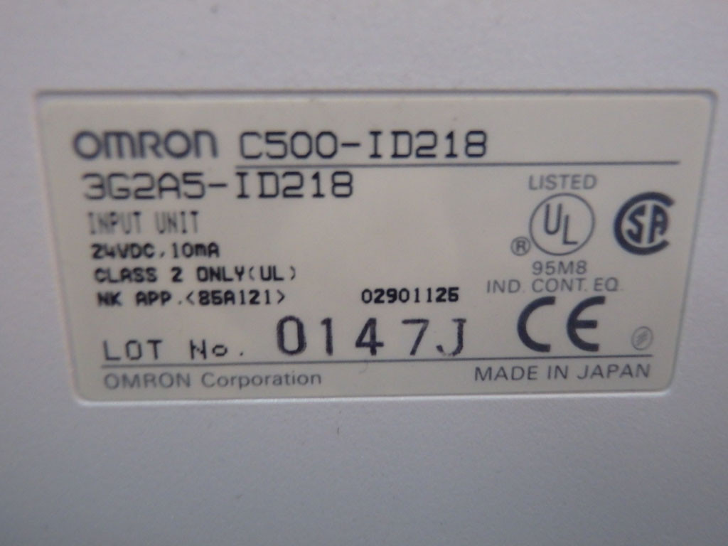 OMRON C500-ID218