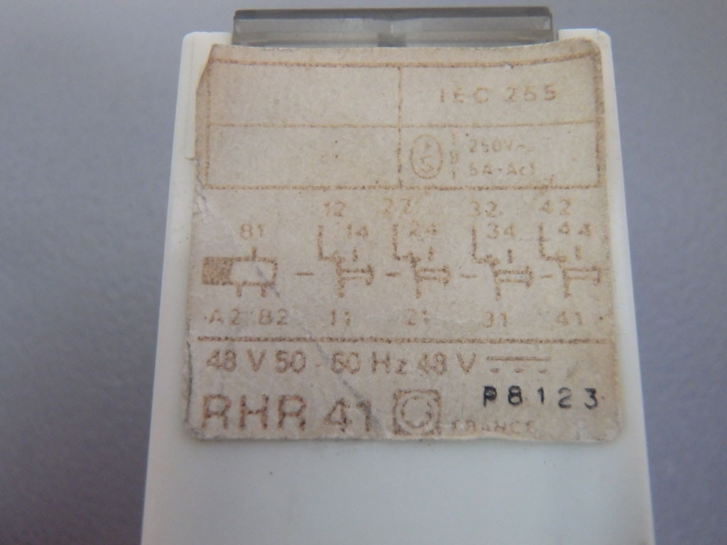 TÉLÉMÉCANIQUE  RHR41