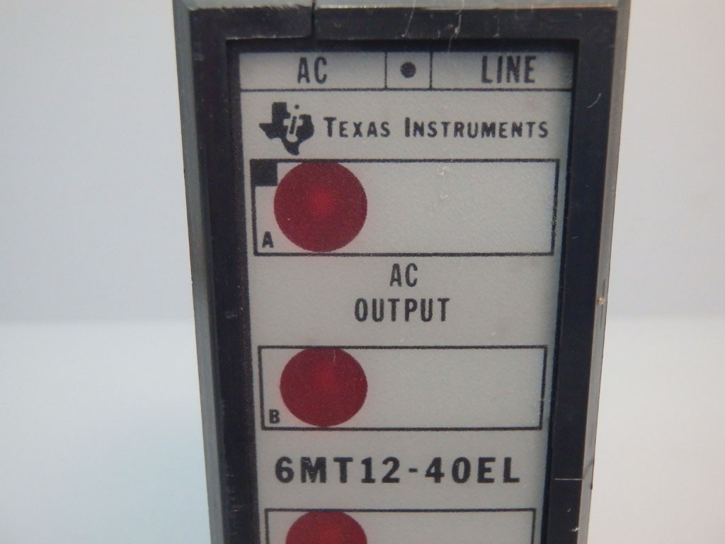 TEXAS INSTRUMENTS 6MT12-40EL
