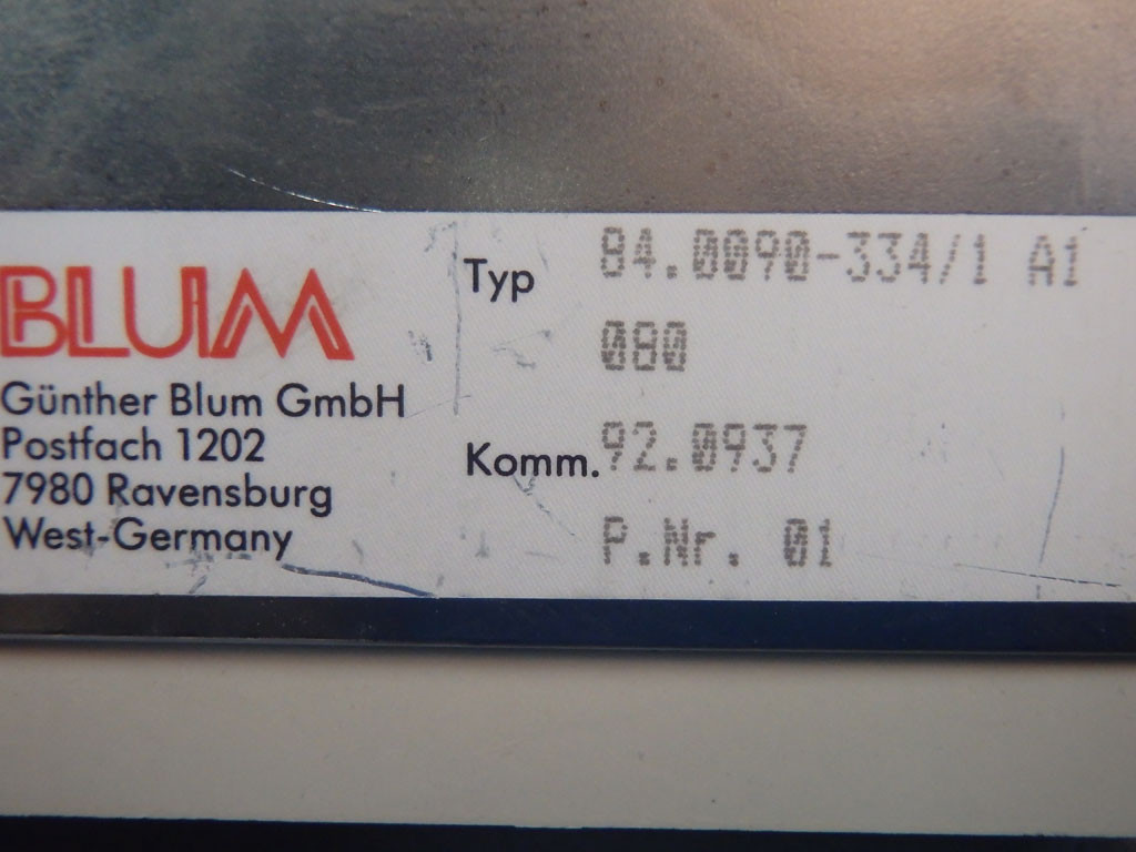 BLUM 84.0090-334/1A1
