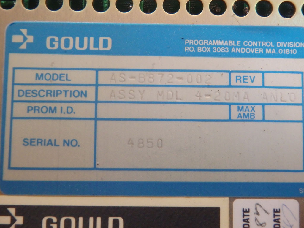 AEG MODICON AS-B872-002