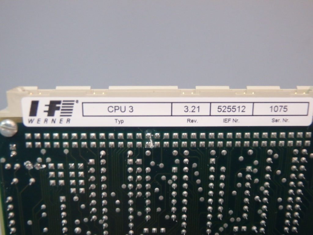 IEF WERNER CPU3525512