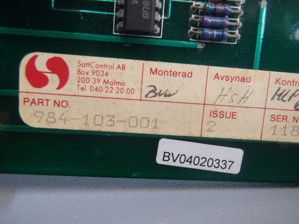 SATT CONTROL 984-103-001