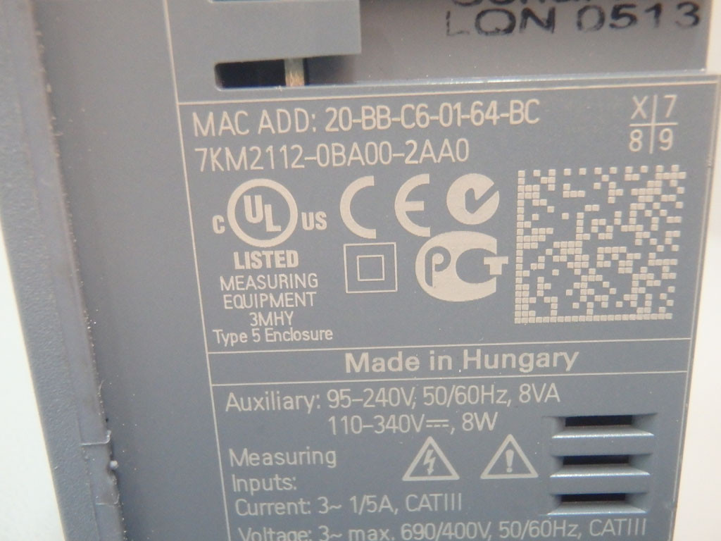 SIEMENS 7KM2112-0BA00-2AA0