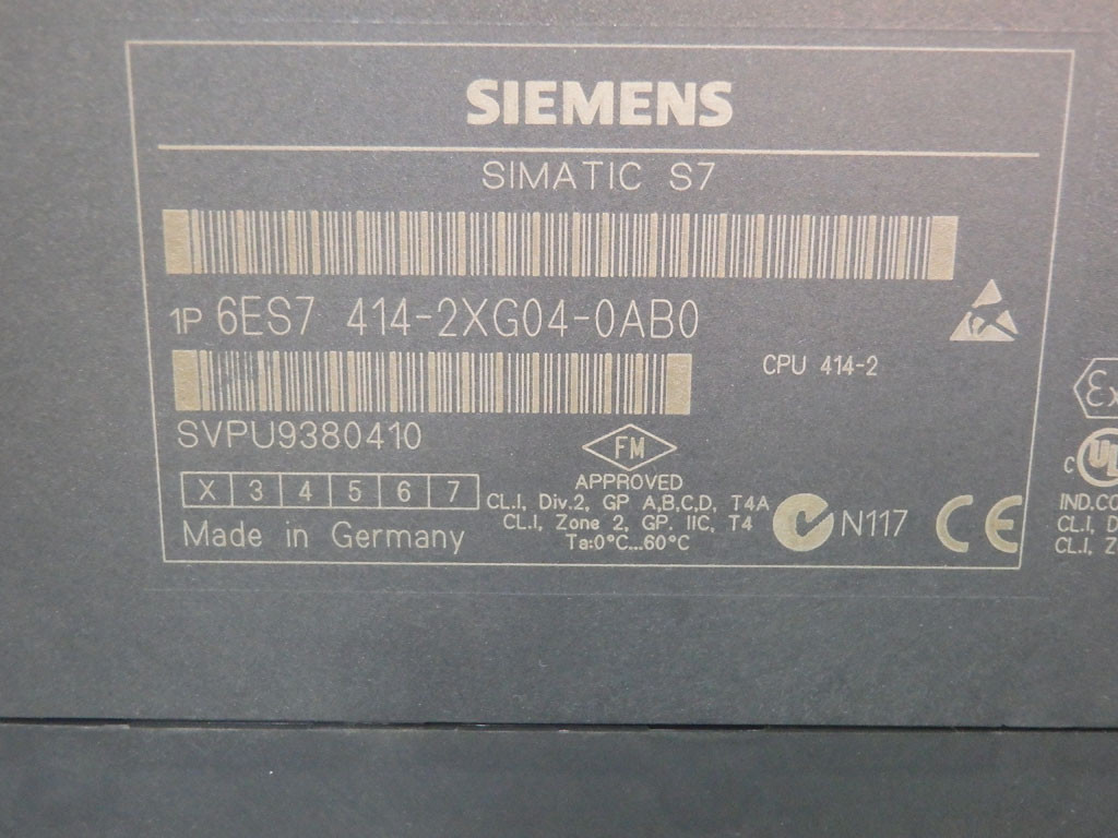 SIEMENS 6ES7414-2XG04-0AB0