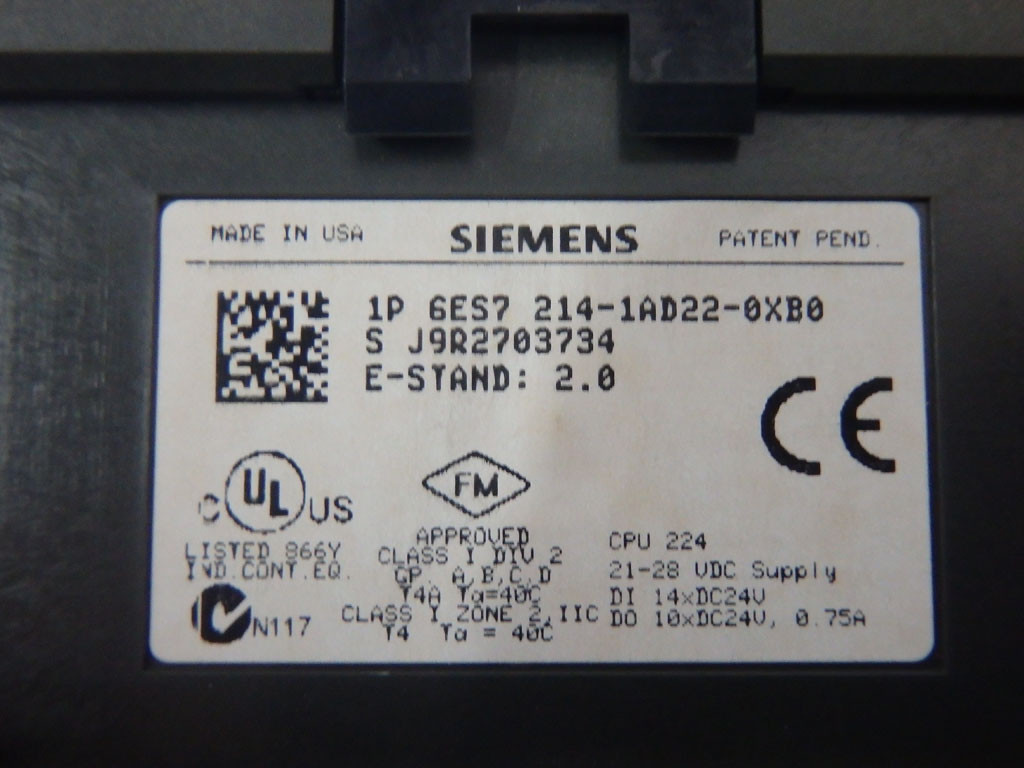 SIEMENS 6ES7214-1AD22-0XB0