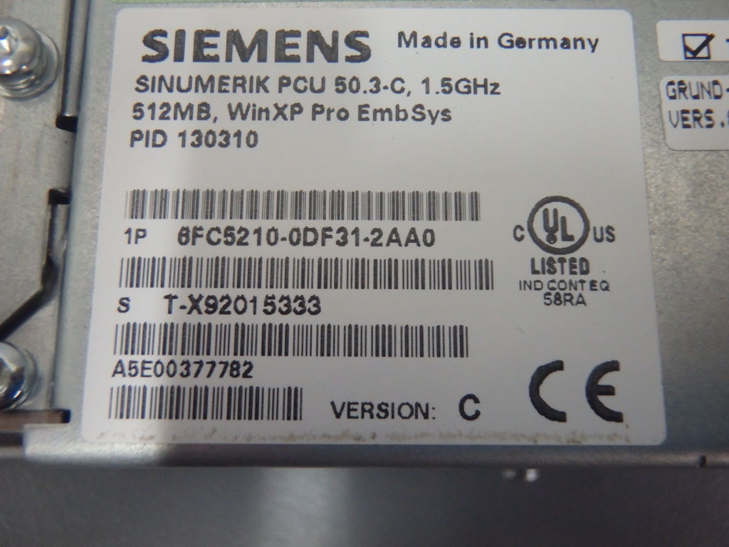 SIEMENS 6FC5210-0DF31-2AA0