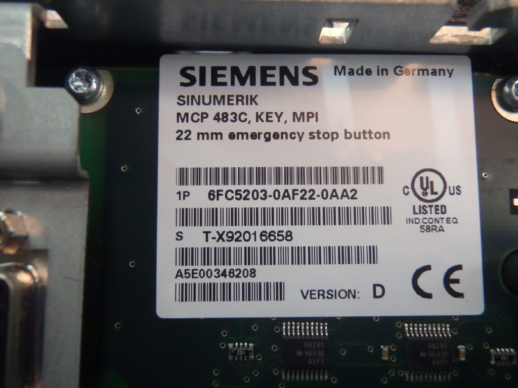 SIEMENS 6FC5203-0AF22-0AA2