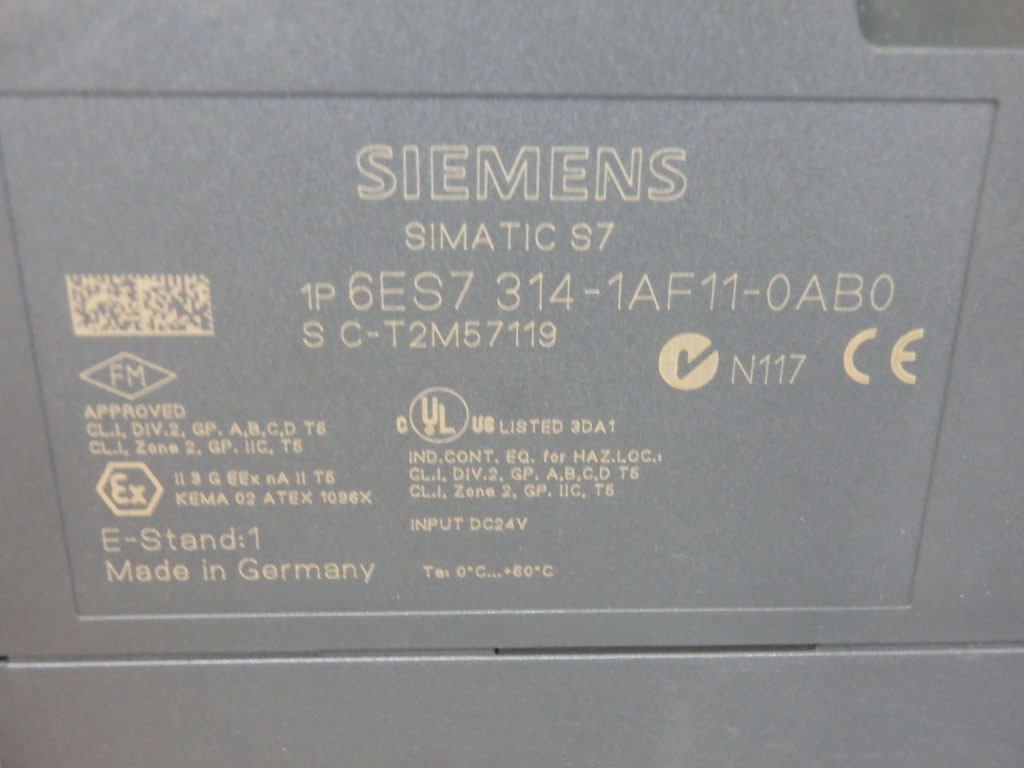 SIEMENS 6ES7314-1AF11-0AB0