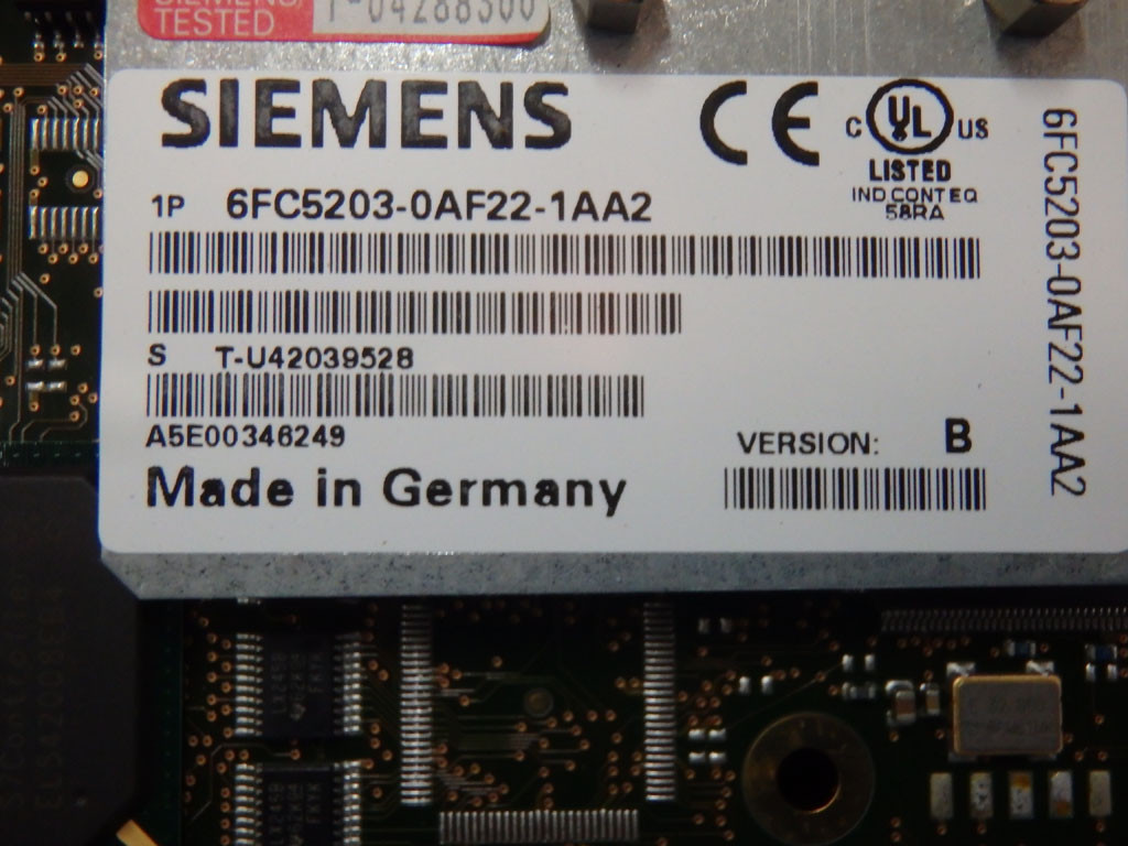 SIEMENS 6FC5203-0AF22-1AA2