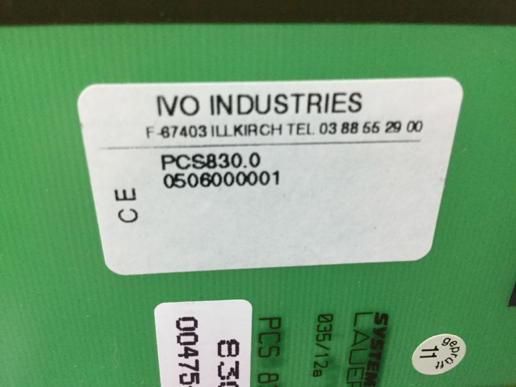 SYSTEME LAUER PCS830.0