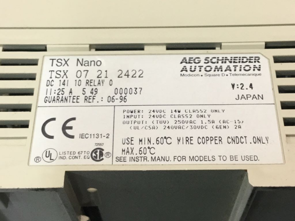 TÉLÉMÉCANIQUE  TSX07212422