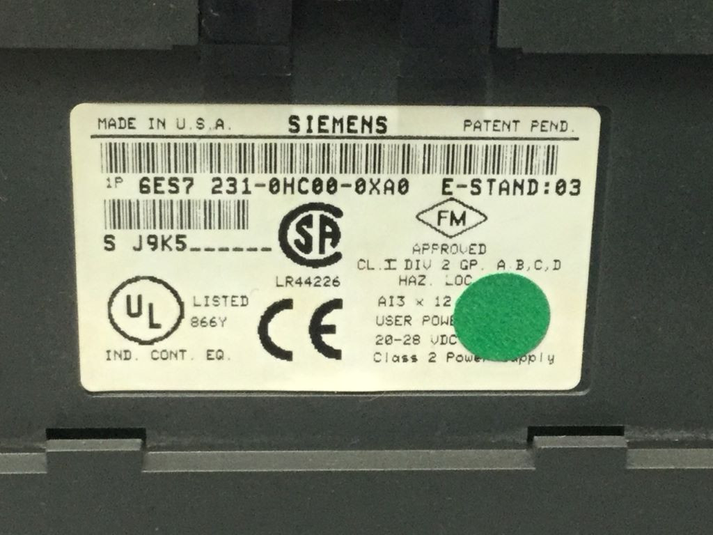 SIEMENS 6ES7231-0HC00-0XA0