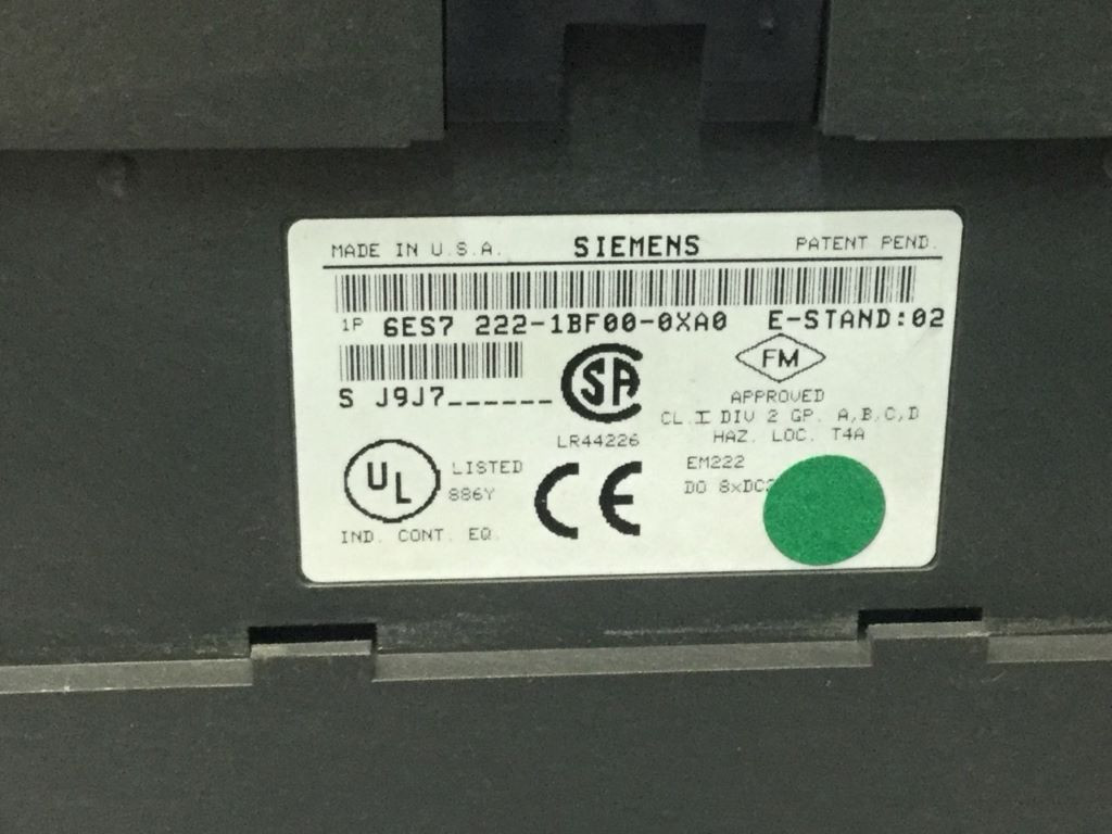 SIEMENS 6ES7222-1BF00-0XA0