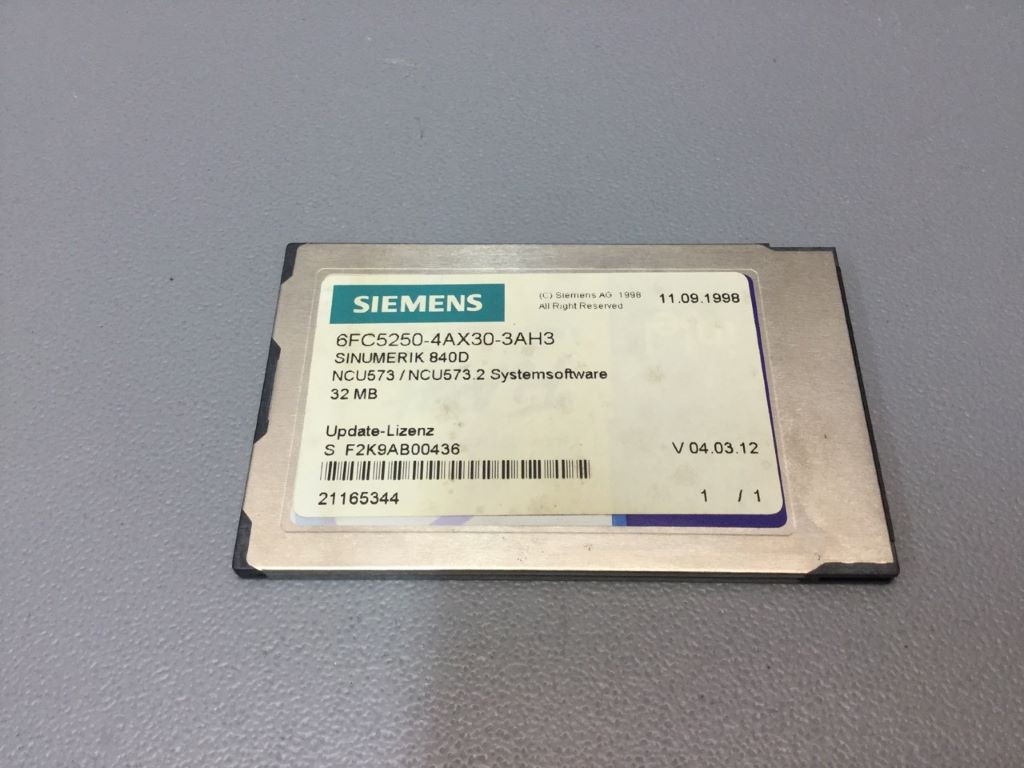 SIEMENS 6FC5250-4AX30-3AH3