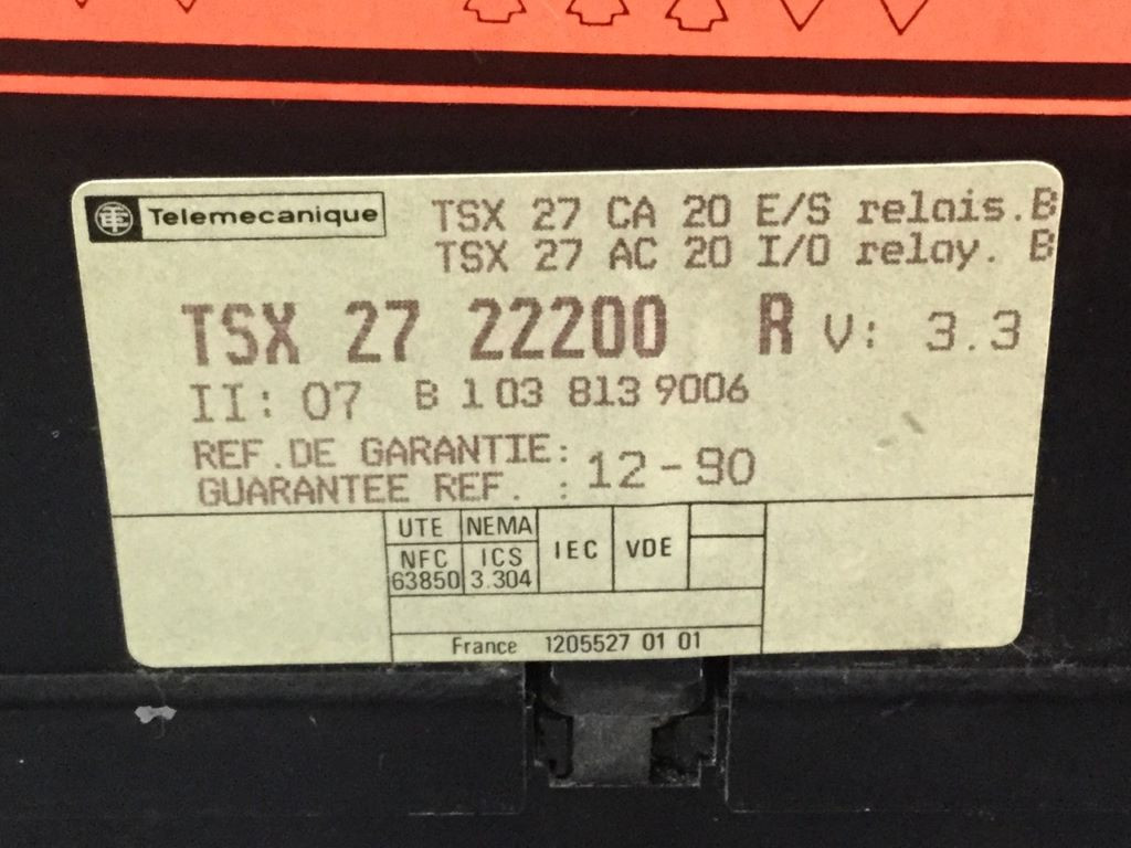 TÉLÉMÉCANIQUE  TSX2722200