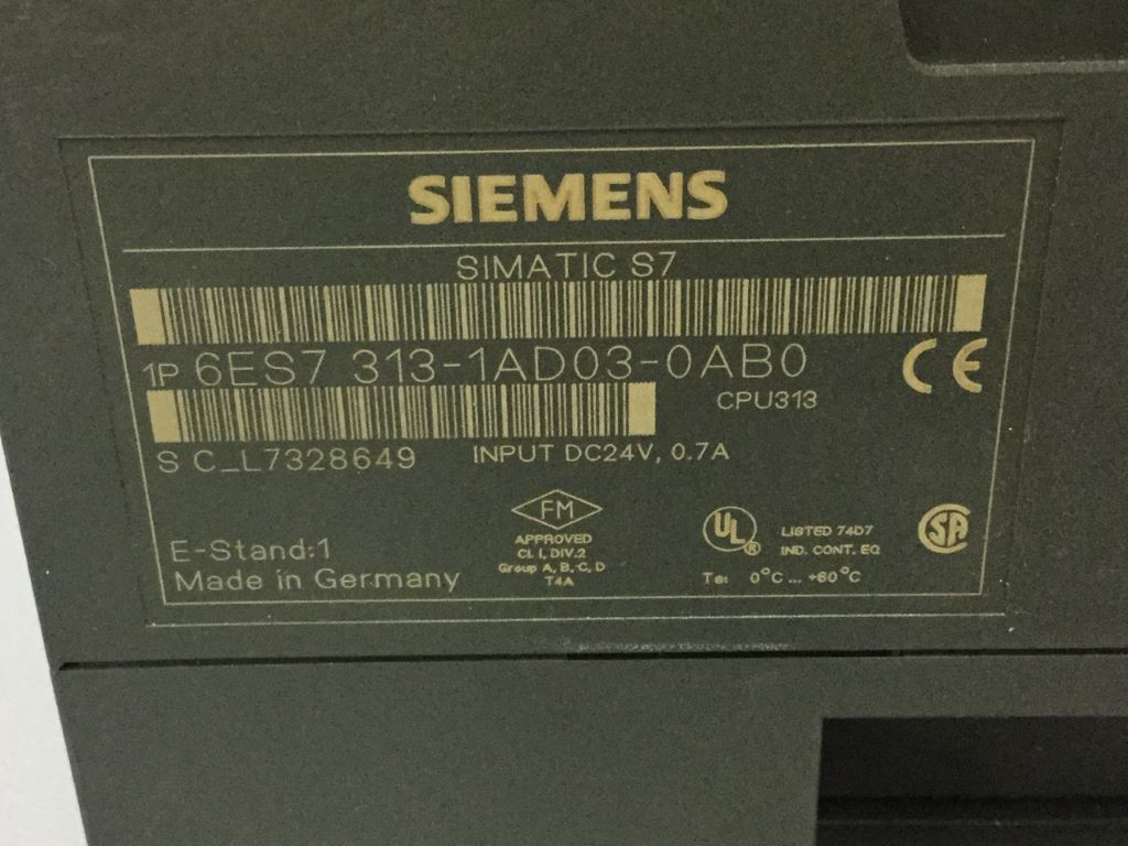 SIEMENS 6ES7313-1AD03-0AB0