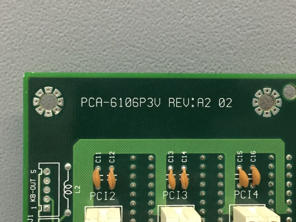ADVANTECH PCA-6106P3V