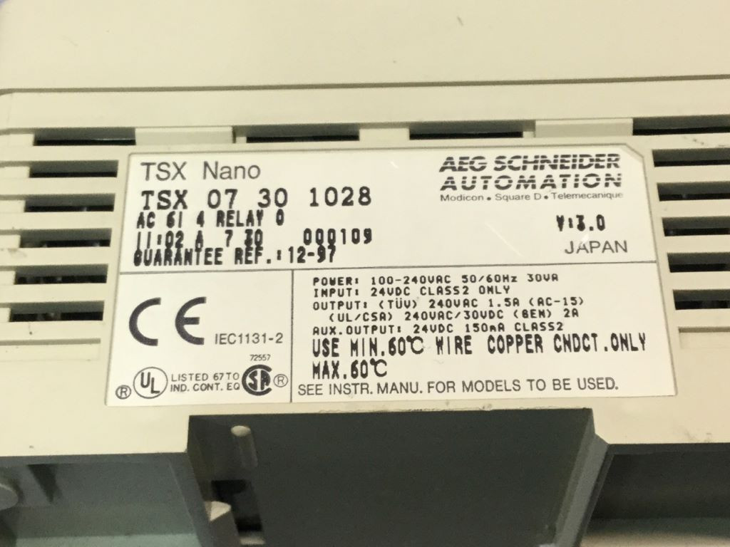 TÉLÉMÉCANIQUE  TSX07301028