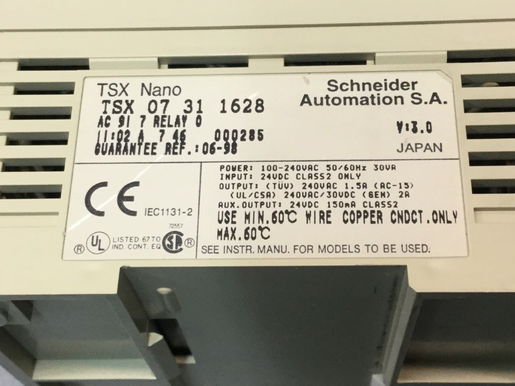 TÉLÉMÉCANIQUE  TSX07311628