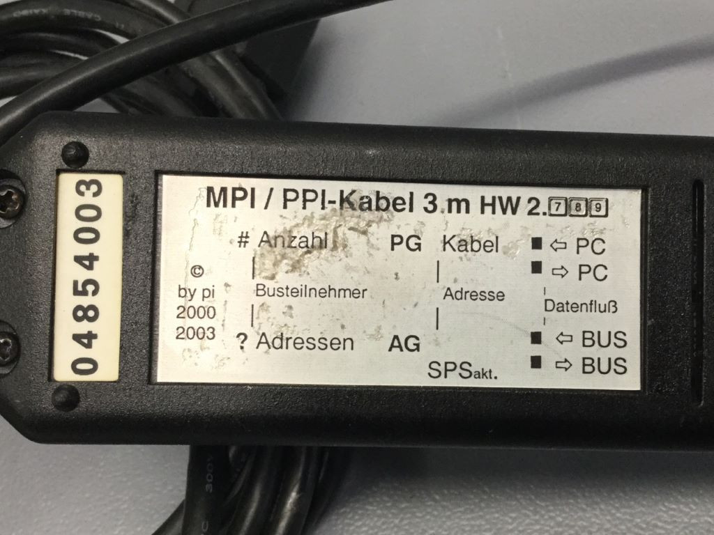 SIEMENS MPI/PPI-KABEL