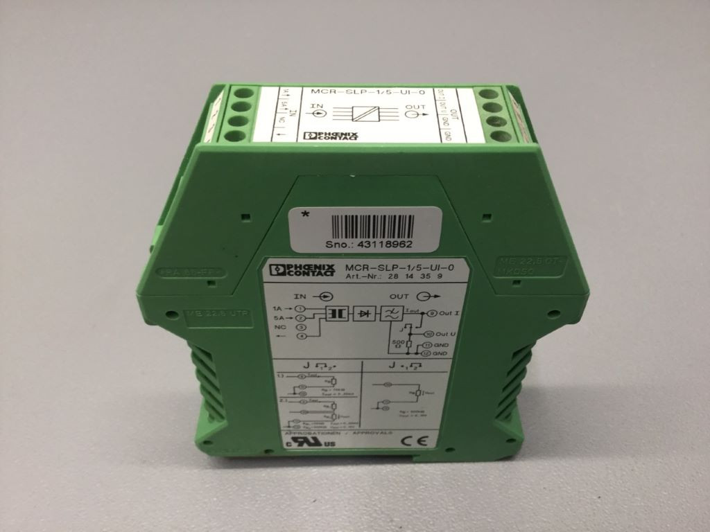 PHOENIX CONTACT MCR-SLP-1/5-UI-0