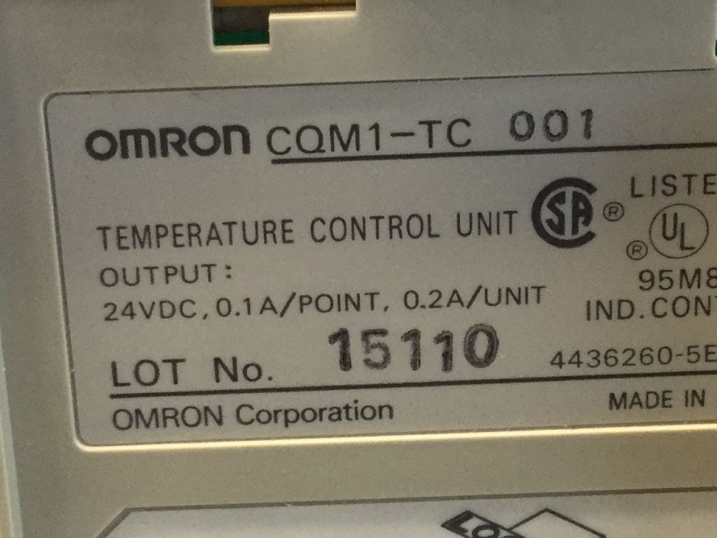 OMRON CQM1-TC001