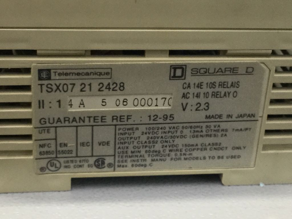 TÉLÉMÉCANIQUE  TSX07212428