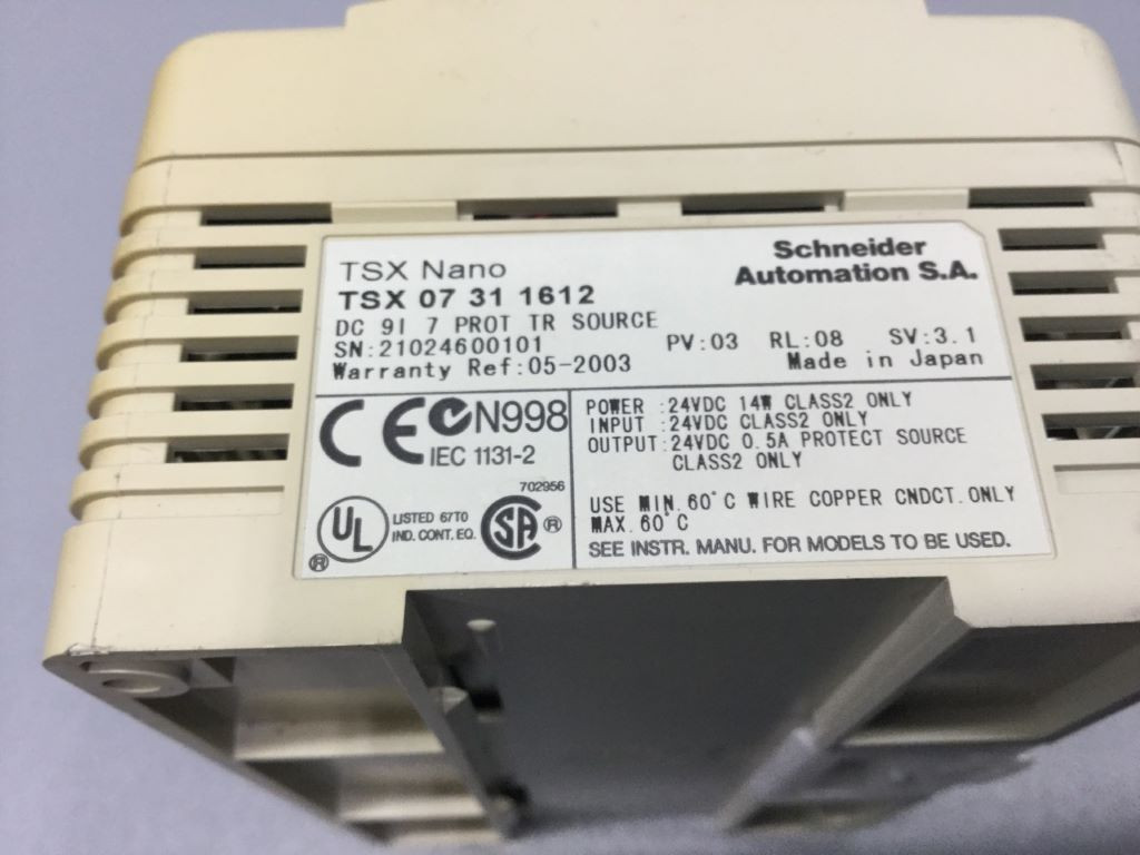 SCHNEIDER TSX07311612