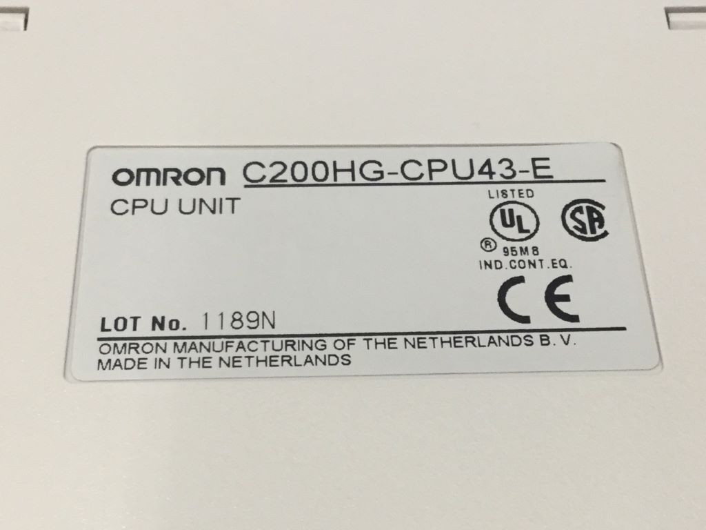 OMRON C200HG-CPU43-E