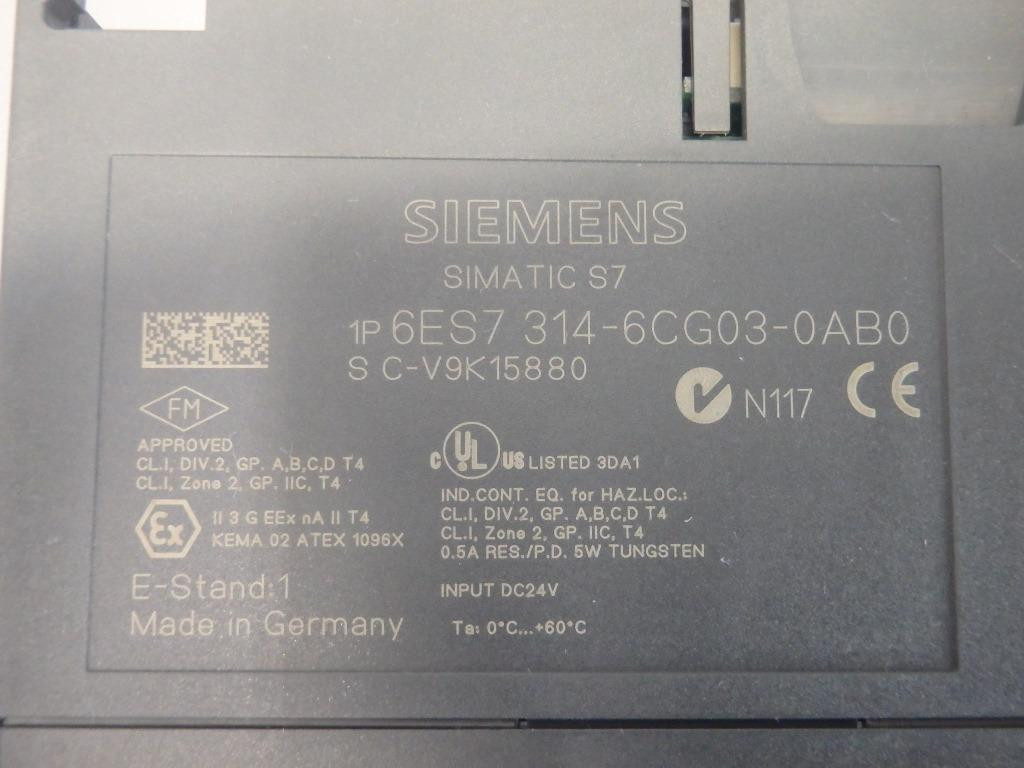 SIEMENS 6ES7314-6CG03-0AB0