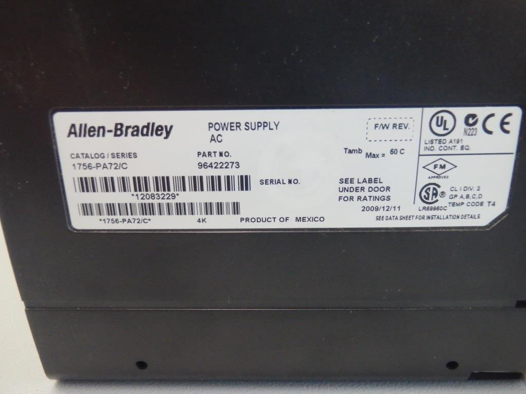 ALLEN-BRADLEY 1756-PA72/C