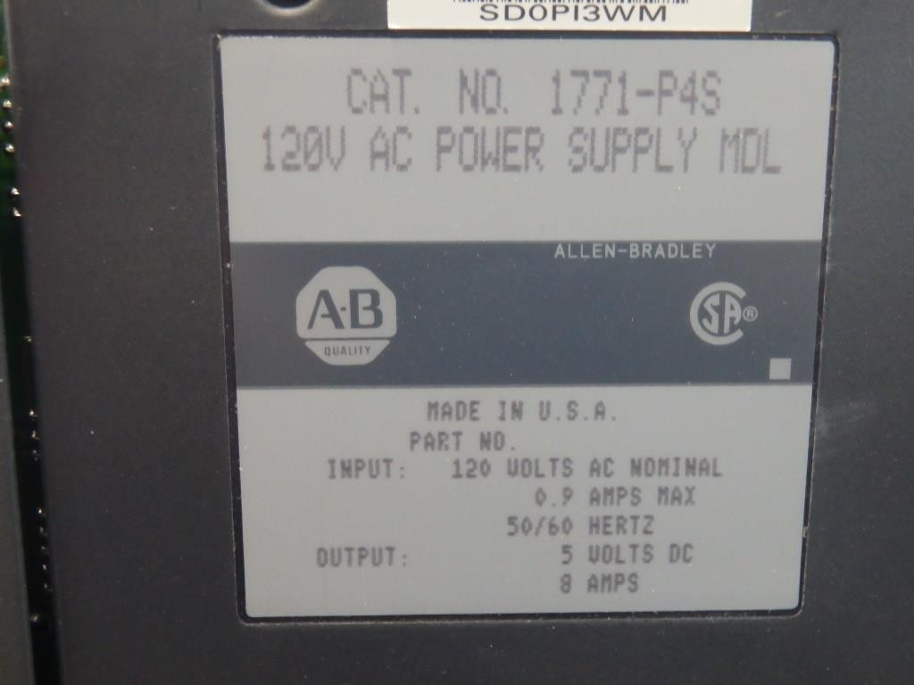 ALLEN-BRADLEY 1771-P4S