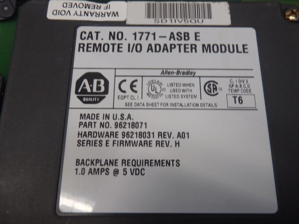 ALLEN BRADLEY 1771-ASB