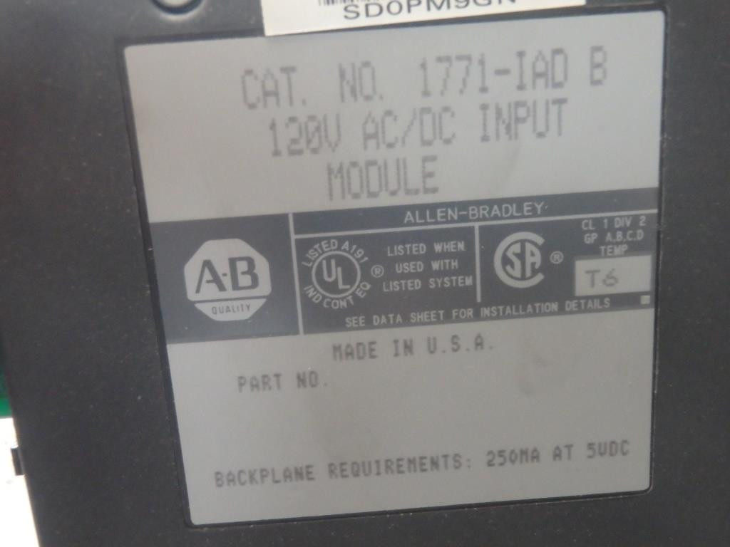 ALLEN-BRADLEY 1771-IADB