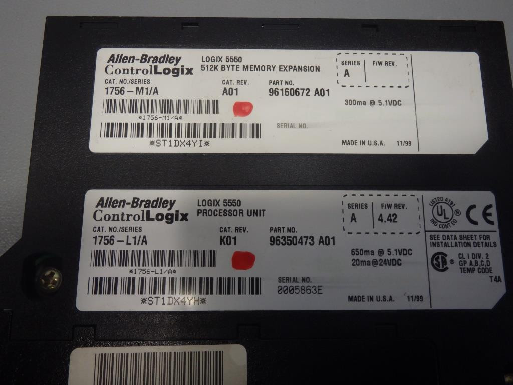 ALLEN-BRADLEY 1756-L1/A + 1756-M1/A